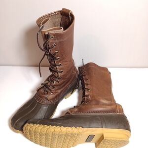 L.L. Bean Women's 10" Maine Hunting Shoes  Bean Boot Size 9